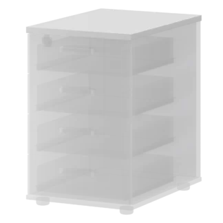 Топ для приставной тумбы. 434х600х25 Смарт СМТ-4Т25-6 Белый