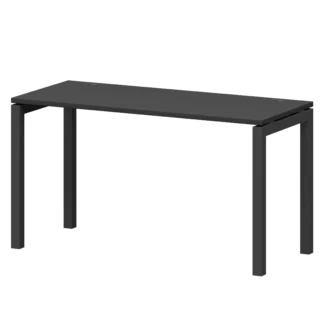 П опоры 50х50 антрацит/столешница 25+2 кабель-канала, Смарт СМС25-П-14К.60.Пр50 Графит/Антрацит