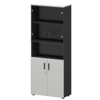 топ в цвет фасада Смарт СМШ-58Д2С2 Тип2 Графит/Белый