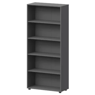 792х362х1965 стеллаж  широкий с ХДФ, АВС-1мм Смарт СМШ2-58 Графит