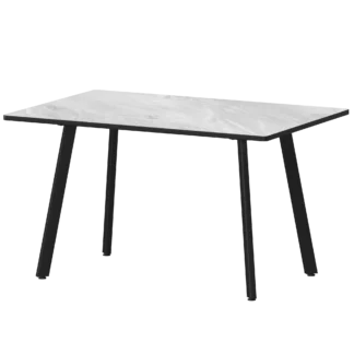 R 20мм Обеденные столы в пластике Альфа 1200 R20 Лавант/Черный муар