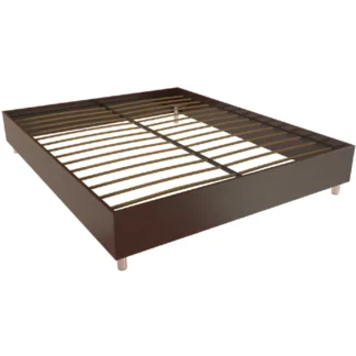 Кровать двуспальная без изголовья,на ортопедическом основании. Респект Т-404 Дуб венге