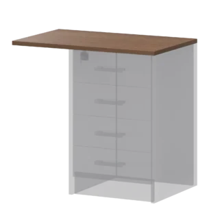 Подходит к тумбе АТ-05. Дополнительная фурнитура в комплекте. Арго А-706.Ф Орех