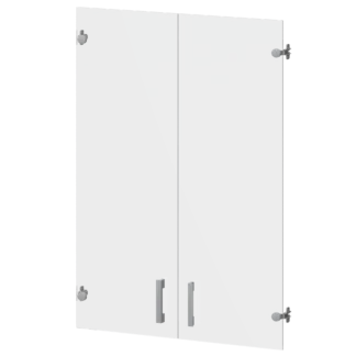 Комплект стеклянных дверей АРГО А-310.С.Ф прозрачные. Подходят к шкафу АРГО А-310. Фурнитура в комплекте. Арго А-310.С.Ф Прозрачный