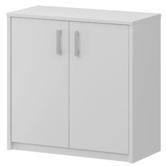 Шкафы серии АРГО хорошо впишутся не только в офисный но и домашний интерьер. Шкаф с дверьми имеет размеры 770х370х850 мм (ШхГхВ). Шкаф закрывается 2 вкладными дверьми и имеет 1 полку. На двери устанавливаются пластиковые ручки. Корпус шкафа выполнен из высококачественного ЛДСП толщиной 22 мм, двери и полки имеют толщину 18 мм. Задняя стенка выполнена из ХДФ толщиной 3 мм с односторонним покрытием белого цвета. Шкаф оснащен регулируемыми по высоте опорами, что обеспечивает устойчивость на неровном полу. Арго А-302/А-602 Белый