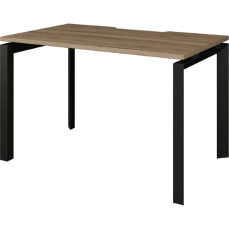 Письменные столы на металлокаркасе серии Аргентум дополнят ваш интерьер. Прекрасным дополнения к данным столам будут подкатные тумбы и стеллажи серии Аргентум. Главной особенностью данных столов является треугольный П-образный металлокаркас сечением 59х59 мм, цвет антрацит. Столешница выполнена из высококачественного ЛДСП толщиной 25 мм. В столешнице выполнено фигурное углубление для проводов. Стол размером 1200х730х750 мм. Стол оснащен регулируемыми по высоте опорами, что обеспечивает устойчивость на неровном полу. Аргентум-МП НТМП.П-120 Дуб сафари/Антрацит