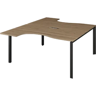 2 опоры на 1436 Аргентум-МП НТМП.П.Б2-040 Дуб сафари/Антрацит