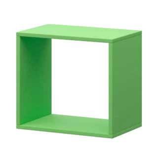"396х250х396; 16мм; без задней стенки" Смарт СМК2.16-14 Лайм
