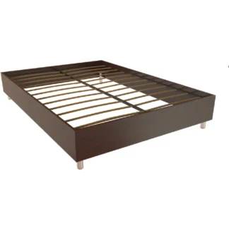 Кровать двуспальная без изголовья, на ортопедическом основании. Респект Т-406 Дуб венге