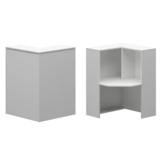 В комплекте с листом ДВП. Ресепшен А-556.60 Белый