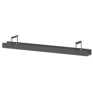 Лоток с деражателями для одиночных столов  L-1400 Смарт МК-0140.Ф Антрацит 95