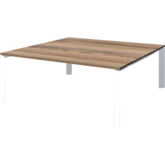 Перреговорник П-треуголные 1200х1100 Аргентум-МП НТМП.П.120.11 Дуб сафари/Белый