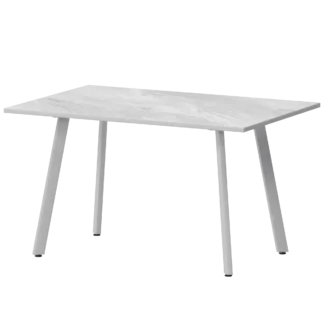 Обеденные столы в пластике Альфа 1200 (Н-3815) Лавант/Белый муар