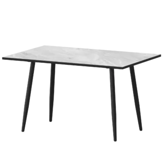 Обеденные столы в пластике Бетта 1200 Лавант/Черный муар 1262