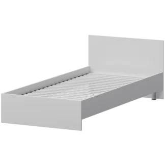 Кровать односпальная с изголовьем, на ортопедическом основании. Аспект-Аспирант АС-51 Белый