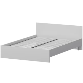 Кровать двуспальная с изголовьем, на ортопедическом основании. Аспект-Аспирант АС-52 Белый