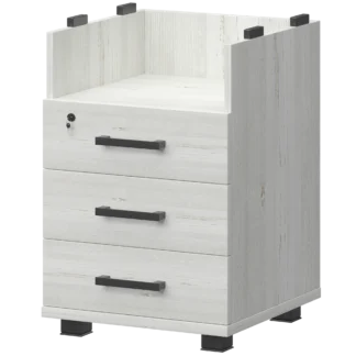 черная фурнитура Аргентум НТ-320.Ч Сосна винтер 646